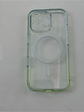 iPhone 16 pro Clear Green MagSafe-Compatible iPhone Case